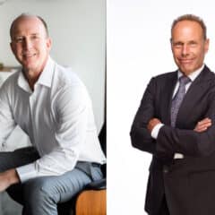 Fredrik Nordén, Globalisation Manager, Jobmatch Sweden och Gerard Koolen, Group Managing Partner på Lugera.