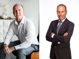 Fredrik Nordén, Globalisation Manager, Jobmatch Sweden och Gerard Koolen, Group Managing Partner på Lugera.
